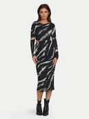 Sukienki - ONLY Sukienka codzienna Paris 15333870 Czarny Slim Fit - miniaturka - grafika 1