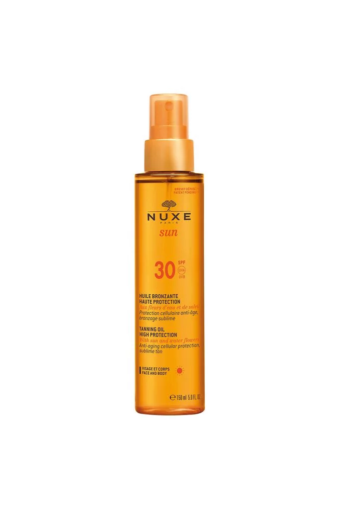 Nuxe POLSKA SP Z O.O Sun SPF 30 Brązujący olejek do opalania twarzy i ciała 150 ml 7057023