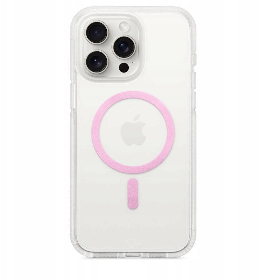 T21-10050 Tech21 FlexQuartz w/MagSafe for iPhone 14 Pro - Ruby Red