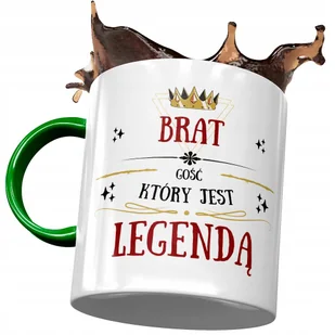 Kubek Zielony Dla Brata na Urodziny Prezent z Nadrukiem ze Zdjęciem + Opakowanie na prezent (wzór 02) - Kubki Kubek Zielony Dla Brata na Urodziny Prezent z Nadrukiem ze Zdjęciem + Opakowanie na prezent (wzór 02) - Kubki - miniaturka - grafika 1