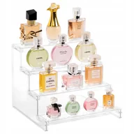Biżuteria - akcesoria - 4-poziomowy przeźroczysty stojak na perfumy desery babeczki organizer 1szt - miniaturka - grafika 1