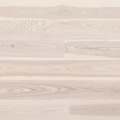 Panele podłogowe - BARLINEK deska trójwarstwowa Jesion advance biały 1-lamelowa lakier matowy biały 14 mm - miniaturka - grafika 1