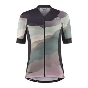 Damska Koszulka z krótkim rękawem CRAFT ADV ENDUR GRAPHIC JERSEY W 1910554-743007 – Wielokolorowy - Koszulki i topy damskie - miniaturka - grafika 1