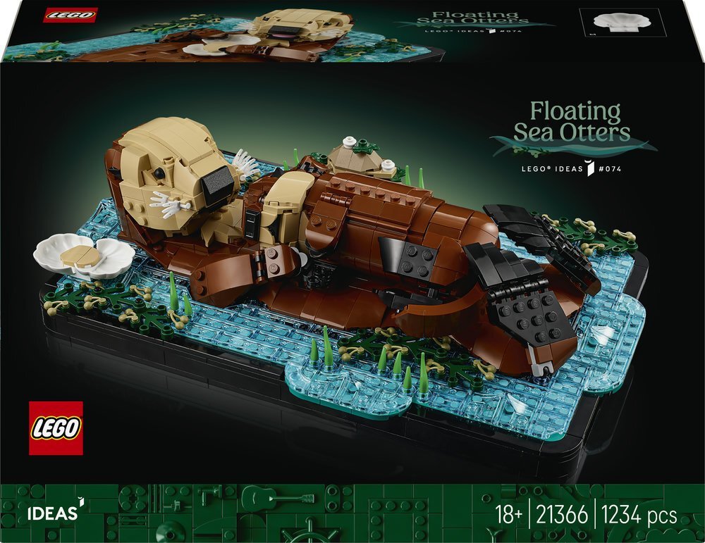 LEGO Ideas Pływające wydry 21366