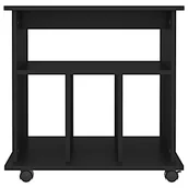 Szafki biurowe - Czarny kontener biurkowy L4-F88 - miniaturka - grafika 1