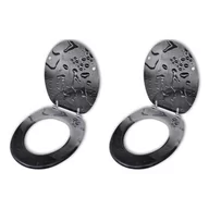 Deski sedesowe - Deski sedesowe, 2 szt., MDF, wzór kropel wody - miniaturka - grafika 1