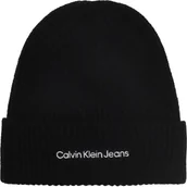 Czapki damskie - Calvin Klein Jeans Czapka | z dodatkiem wełny - miniaturka - grafika 1