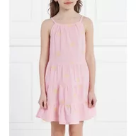 Sukienki i spódniczki dla dziewczynek - Guess Sukienka BONDED GAUZE - miniaturka - grafika 1