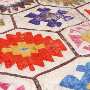 Dywan z możliwością prania, kolorowy, 80x300 cm, antypoślizgowy - Dywany - miniaturka - grafika 8