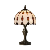 Lampy stojące - Lampa stołowa witrażowa TIFFANY 1X40W E14 227 PREZENT - miniaturka - grafika 1
