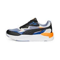 Trampki męskie - PUMA Męskie trampki X-RAY Speed, filtrowane ASH czarne pióro, szare, ultra pomarańczowe, 9 UK - miniaturka - grafika 1