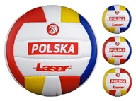 Piłki dla dzieci - Piłka siatkowa Laser Polska Mix - miniaturka - grafika 1