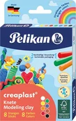 Masy plastyczne - Pelikan Knete Creaplast« 198/8FS, 8 Farben Faltschachtel - miniaturka - grafika 1