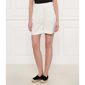 Spodenki damskie - Tommy Hilfiger Szorty | Regular Fit | z dodatkiem lnu - miniaturka - grafika 1