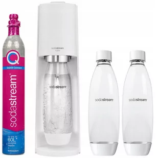 Saturator Do Wody Sodastream Terra 2 Butelki Biały - Saturatory - miniaturka - grafika 2