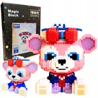 Klocki - Zestaw Klocków Konstrukcyjnych Klocki Miś Misio Do Budowania 1618 el. - miniaturka - grafika 1