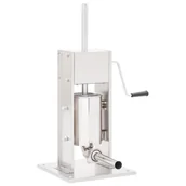 Artykuły masarskie - vidaXL Ręczna nadziewarka do kiełbasy, srebrna, 3 L, stal nierdzewna - miniaturka - grafika 1