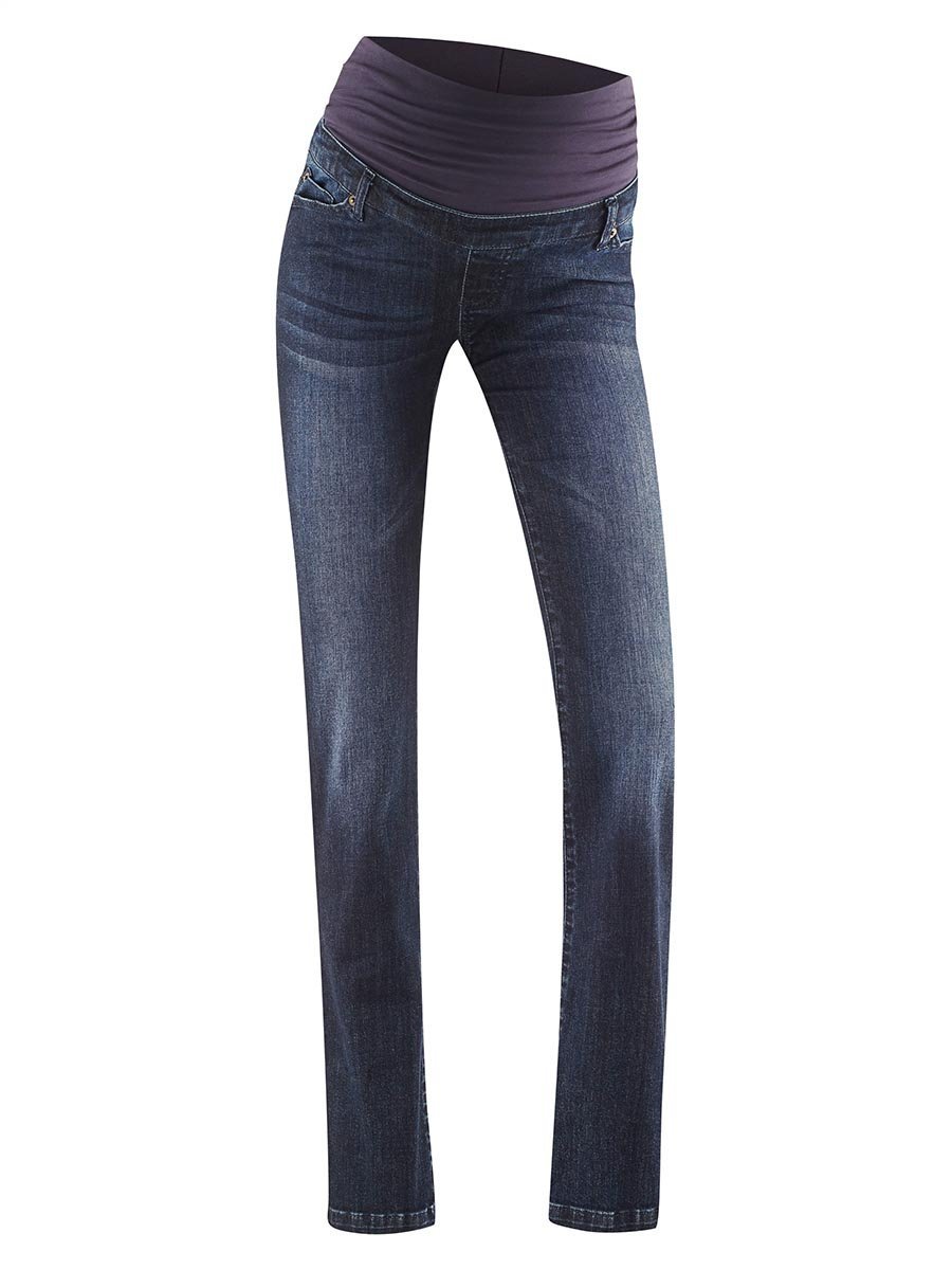 Damskie spodnie jeansowe ciążowe niebieskie Bellybutton, r.34