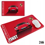 Podkładki pod mysz - PODKŁADKA POD MYSZKĘ MYSZ WZORY DO WYBORU - PORSCHE SUPER AUTA 29x36cm - miniaturka - grafika 1