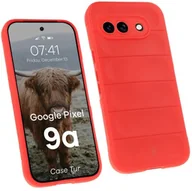 Etui i futerały do telefonów - Bizon Pancerne etui Case Tur do Google Pixel 9a, czerwone - miniaturka - grafika 1