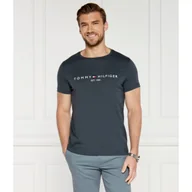 Koszulki męskie - Tommy Hilfiger T-shirt | Slim Fit - miniaturka - grafika 1