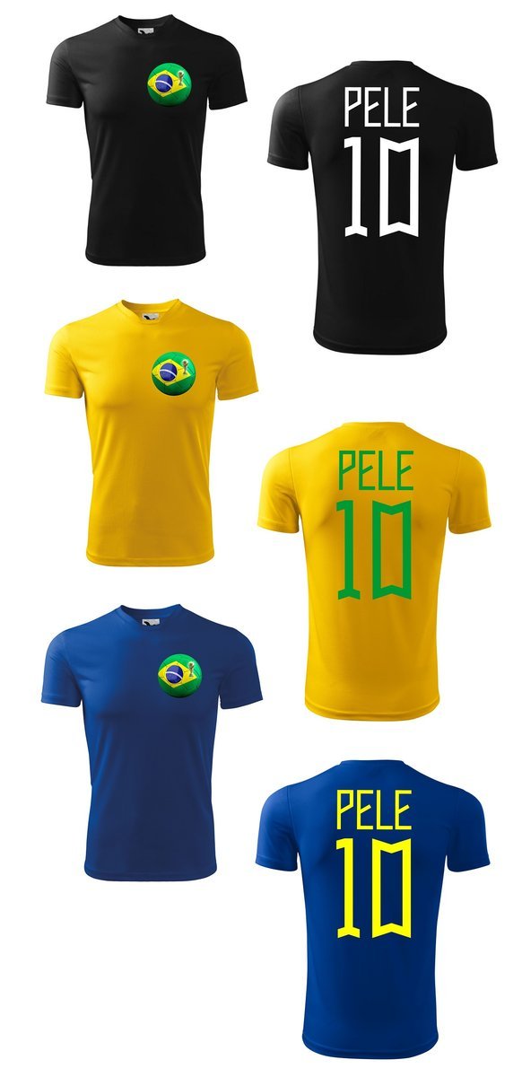 Treningowa Koszulka BRASIL Edson PELE 10 jr