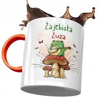 Kubki - Kubek Pomarańczowy dla Zuzy Zuzanny Koleżanki z Nadrukiem ze Zdjęciem + Opakowanie na prezent (wzór 04) - miniaturka - grafika 1