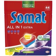 Środki do zmywarek - Tabletki do zmywarek SOMAT All in One Extra Lemon - 44 szt. - miniaturka - grafika 1