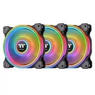 Chłodzenie procesora - Thermaltake Riing Quad 14 RGB TT Premium Edition 3-pack + HUB Czarne CL-F089-PL14SW-A CL-F089-PL14SW-A - miniaturka - grafika 1