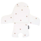 Krzesełka do karmienia - CHILDHOME Poduszka do krzesełka Evolu Jersey Hearts - miniaturka - grafika 1