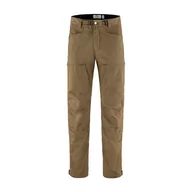 Spodnie sportowe męskie - Męskie spodnie trekkingowe Fjallraven Singi X-Trousers Regular wood brown - 46 - miniaturka - grafika 1