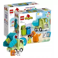 Klocki - LEGO DUPLO KLOCKI DLA DZIECI ZESTAW DUPLO CIĘŻARÓWKA RECYKLINGOWA - miniaturka - grafika 1