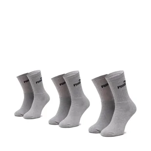 Zestaw 3 par wysokich skarpet unisex Puma 907934 r. 35/38 Szary - Skarpetki męskie - miniaturka - grafika 1
