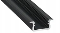 Akcesoria do oświetlenia - Profil Aluminiowy Wpuszczany typB Czarny do Led 2m - miniaturka - grafika 1
