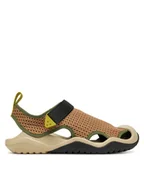 Sandały damskie - Crocs Sandały Swiftwater™ Mesh Deck 211095 Brązowy - miniaturka - grafika 1
