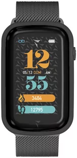 Techmade TM-STEPS-MBK Steps Czarny - Smartwatch - miniaturka - grafika 1