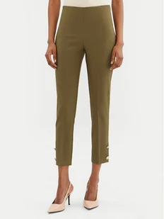Rinascimento Spodnie materiałowe CFC0122858003 Khaki Regular Fit - Spodnie damskie - miniaturka - grafika 1