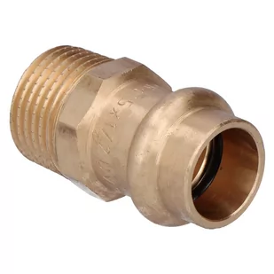 Woda Nypel przejściowy GZ 15 mm x 1/2" - Łączniki, trójniki, kształtki - miniaturka - grafika 1