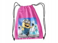 Torby szkolne - Worek Do Szkoły Wf/Buty Minionki + Imię - miniaturka - grafika 1
