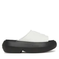 Klapki i japonki damskie - Klapki LOVE MOSCHINO JA28207I0MI40100 Biały - miniaturka - grafika 1