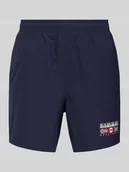 Kąpielówki męskie - Spodenki kąpielowe z elastycznym pasem - miniaturka - grafika 1