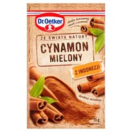 Przyprawy i zioła sypkie - Cynamon Mielony z Indonezji Ze Świata Natury 15g - Dr Oetker - miniaturka - grafika 1