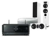 Kino domowe - Yamaha RX-V4A (czarny) + Tesi 5 + 7 + MusicCast 50 (biały) - miniaturka - grafika 1