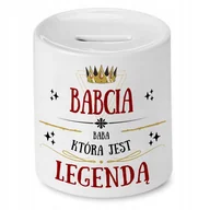 Skarbonki - Skarbonka Dla Babci na Dzień Babci na Prezent z Nadrukiem ze Zdjęciem + Opakowanie na prezent (wzór 01) - miniaturka - grafika 1