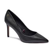 Czółenka - Tommy Hilfiger Skórzane szpilki ESSENTIAL POINTED PUMP - miniaturka - grafika 1
