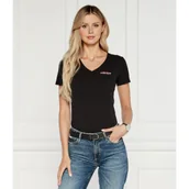 Koszulki i topy damskie - Guess Jeans T-shirt AMERICA | Slim Fit - miniaturka - grafika 1