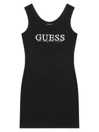 Sukienki i spódniczki dla dziewczynek - Guess Sukienka codzienna J5GK39 K8RT2 Czarny Regular Fit - miniaturka - grafika 1