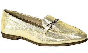 Lordsy Tamaris 1-24202-20 909 Light Gold Skóra naturalna - TAMARIS - Półbuty damskie - miniaturka - grafika 1