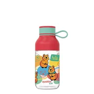Shakery i bidony sportowe - Quokka Ice Kids with strap - Butelka na wodę z tritanu 430 ml z paskiem (Happy Quokka) - miniaturka - grafika 1