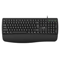 Klawiatury - Genius KB-123 klawiatura przewodowa USB Cz/Słow czarna 31300021403 - miniaturka - grafika 1
